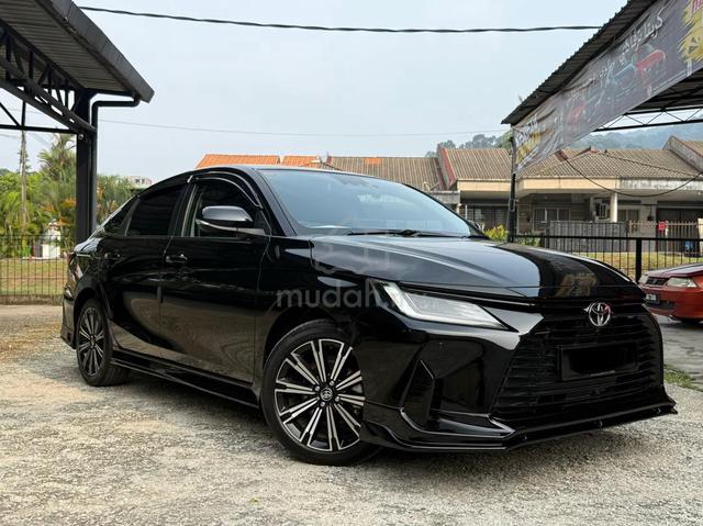 2023 TOYOTA VIOS 1.5G NEW MODEL FSR 67K Mil Black - 1
