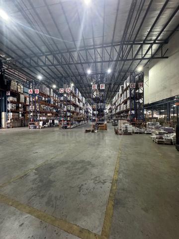Bukit Minyak Warehouse For Rent ll Ready Racking ll Big Warehouse ll 1