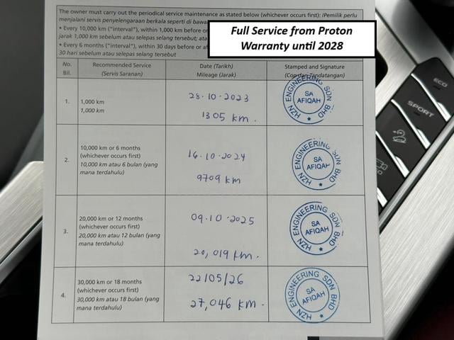 PROTON X50 FLAGSHIP 1.5 Full Service 26k WRTY 2028 - 4