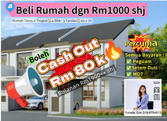 Double storey/ Sri penawar/ 4bed/ Desaru/ Full loan/ Rapid/ Pengerang 1