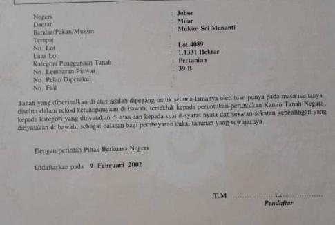 Kebun sawit untuk dijual 1