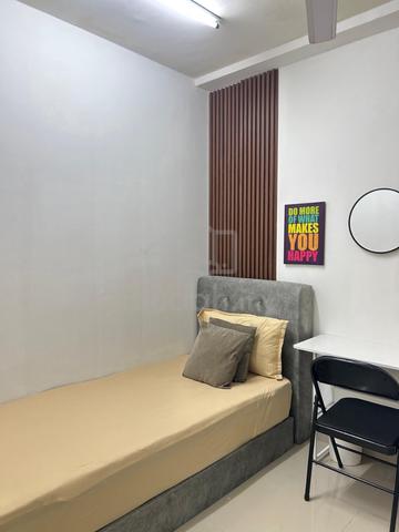 Bilik Sewa LELAKI Single Bedroom Free Wifi Sentrovue Fully Furnished 1