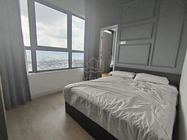 fully furnished master bedroom with private bathroom 1