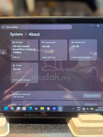 One XPlayer i7 16Gbram 1Tbssd - photo 5 of 5