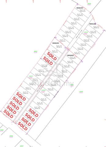 7,100sqft Tanah Lot Banglo (49'×145') Simpang Renggam-Benut 1