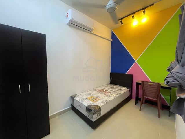 Ken Rimba Condo, Shah Alam, Balcony Medium Room, Full Female Unit 1