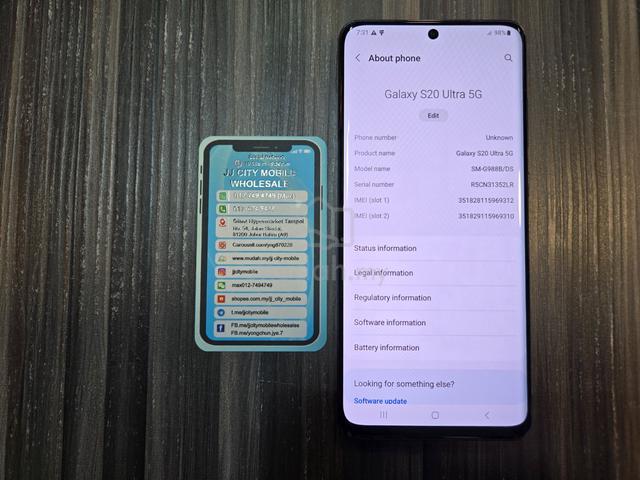 Samsung Galaxy S20 Ultra 5G 12GB Ram 128GB DualSim - photo 3 of 6