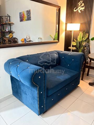 SOFA 2 SEATER Biru baldu - photo 2 of 6
