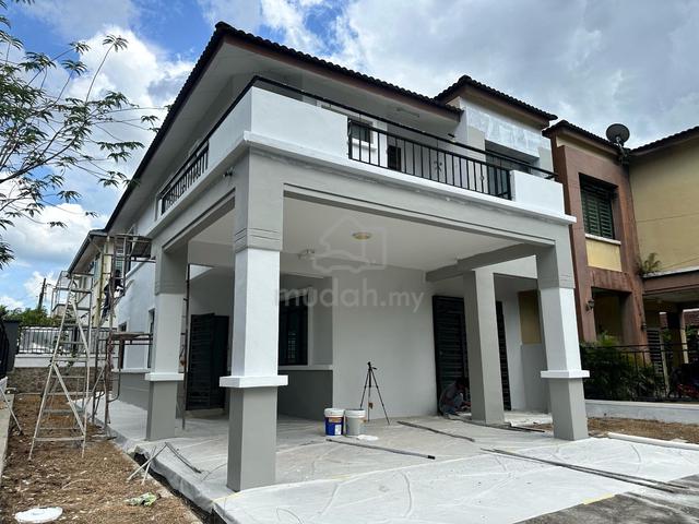 Untuk Dijual Semi D 2 Tingkat Taman Saujana Kluang Full Loan Renovated 1