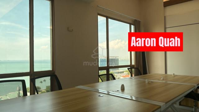 Northam Tower Office Unit @ Georgetown 1200sf Unfurnished Sea View 1