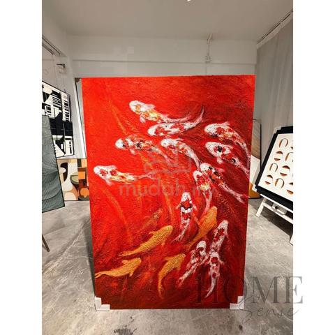 Koi of Eternal Fortune – Textured Acrylic Wall Art - photo 6 of 6