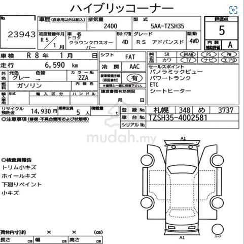 Arived Toyota Crown RS 2.4 TURBO 4WD -+ 5A 7K 2023 - 2