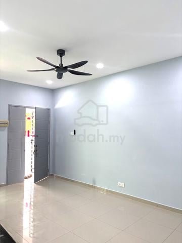 Newly painted Terrace house for rent in bukit katil 1
