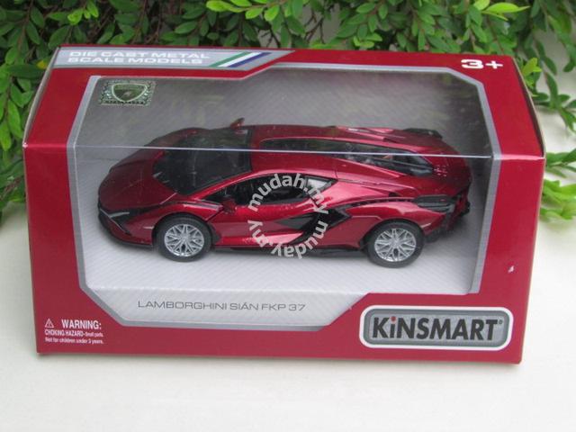Kinsmart Diecast Car Lamborghini Sian Fkp 37 Red - Hobby & Collectibles for  sale in Ampang, Selangor