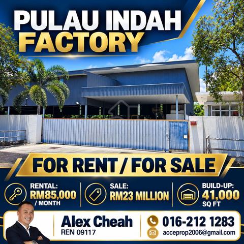 Pulau Indah Factory For Rent / Sales 1