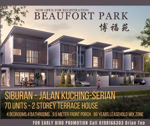 NEW Beaufort Park 2-Storey Terrace house at Siburan 1