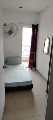 Fascinated Single Room balcony,Male, Seri Puteri Condo,1Min Cheras lrt 1