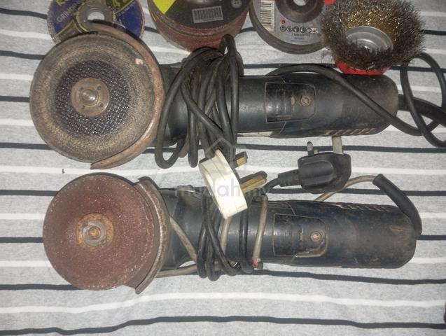 Angle Grinder 4inch/ Mesin Canai 2SET [BERFUNGSI] - photo 2 of 5