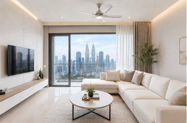 5min to Mid Valley|17XX monthly|KLCC View|Free Furnish|2-4Room|0 DP 1