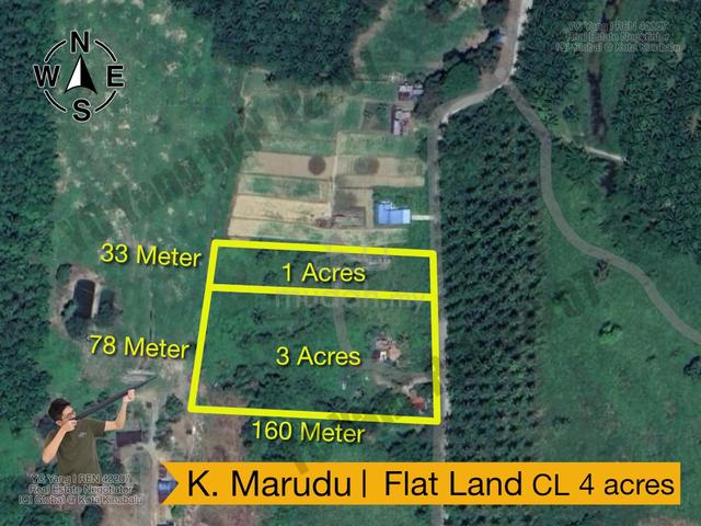 Kota Marudu | 4 Acres CL Land | Road Access | 7 Mins to Town 1