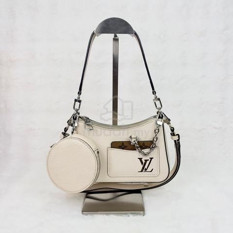 LV Marellini Bag Quartz in White Epileather - photo 2 of 6