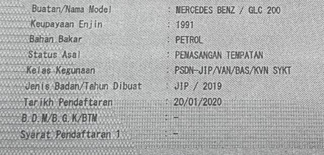 2019/20 Mercedes Benz GLC200 2.0 X253 GLC 200 SUV - 3