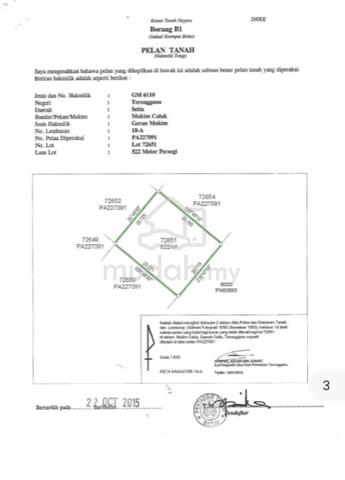 4 Lot Banglow utk dijual di Penarik Setiu 1