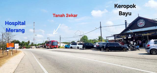 Tanah 2 Ekar depan Hospital Merang Setiu Terengganu 1