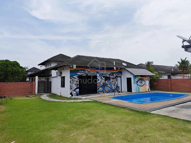 Melaka A Famosa Resort GATED 1Sty Bungalow Good Condition BNB INVEST 1