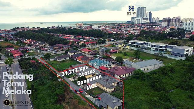 Tanah 31217sqft Sekali 7 Buah Rumah Padang Temu Melaka Tengah FREEHOLD 1