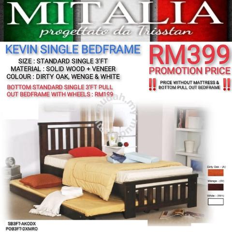 Harga katil deals single pull out