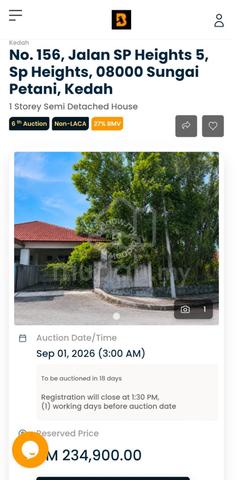 LELONG Semi D SP Height Tanah Luas Harga Murah 1