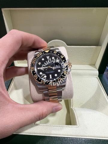 rolex gmt master half gold
