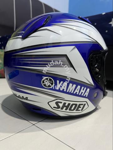 Shoei jstream yamaha biru - Motorcycle 