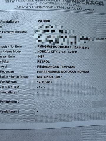 2017 Honda CITY 1.5 V MY14 GM6 FACELIFT (A) - 4