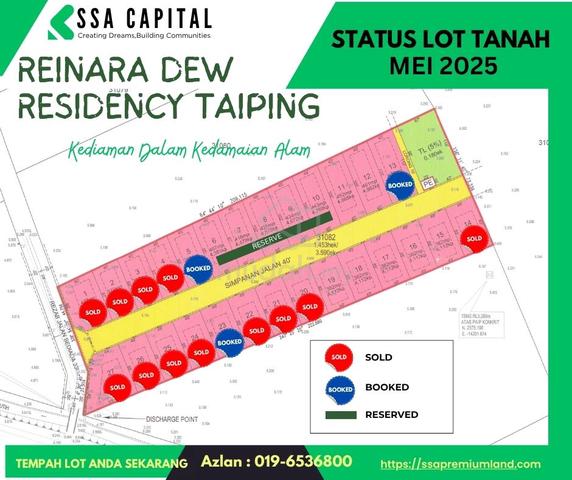 Tanah Lot Taiping, Kamunting, Air Putih, Taman Berkat, kampung Setia 1