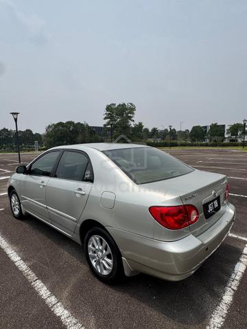 2002 Toyota COROLLA 1.6 ALTIS E MY01 E120 (A) - 2