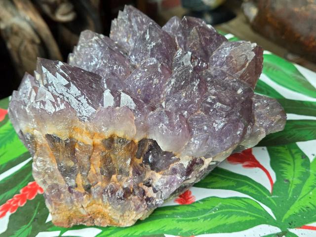 Rare Lilac Tip Auralite 23 cluster crystal-Canada - photo 3 of 6