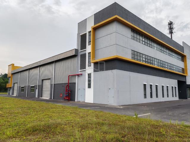 [New] Corner, Detach Factory with 3 Sty Office Building, Nilai Impian 2