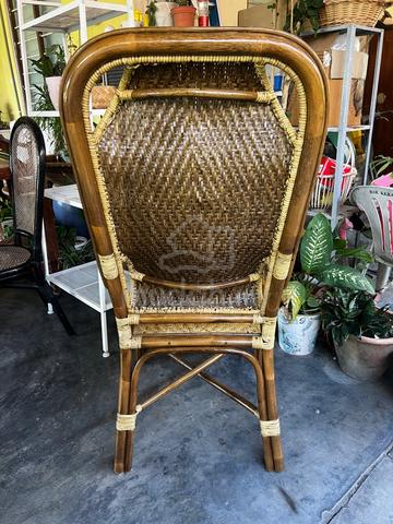 Vintage antique solid rattan/bamboo chair - photo 5 of 6