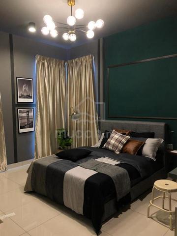 LODEPO 2bed sky habitat Aircond room Walking 8mins CIQ johor bahru 1
