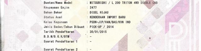 CASH OTR Mitsubishi TRITON 2.5 4X4WD(A)1THN WARNTY - 2