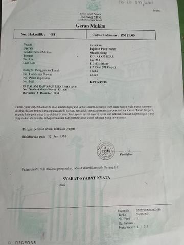 tanah kebun getah 2ekar  di Seligi 1
