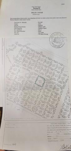 Tanah Tapak Rumah (Corner Lot) Untuk Dijual - Lokasi Startegik 1