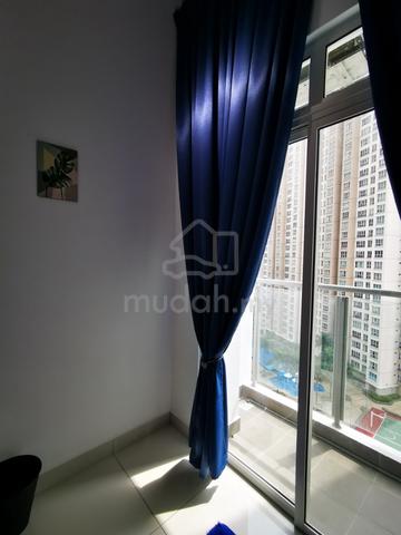 Jalan Kaki 1 Minit ke LRT/Monorail! Bilik Lawa FULLY FURNISHED 1