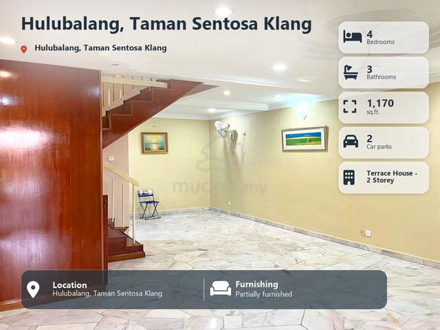Double Storey House @ Hulubalang, Taman Sentosa Klang 1