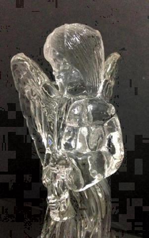 Vintage Glass Angel Candle Holder - 1980s - photo 4 of 6