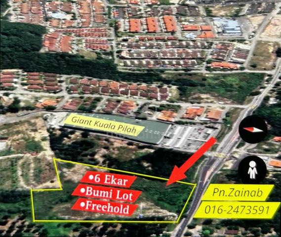 Tanah 6Ekar tepi jalan utama@Sebelah Giant Kuala Pilah For Sale! 1