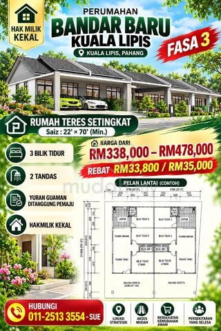 Perumahan Bandar Baru Kuala Lipis - Fasa 3 1