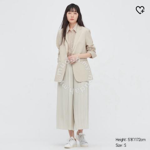 Uniqlo linen outlet coat